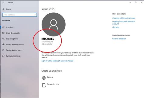 microsoft admin account.